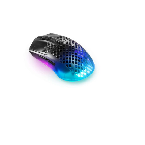 Гейминг мишка SteelSeries - Aerox 3 WL Gen 2, оптична, безжична, Shadow